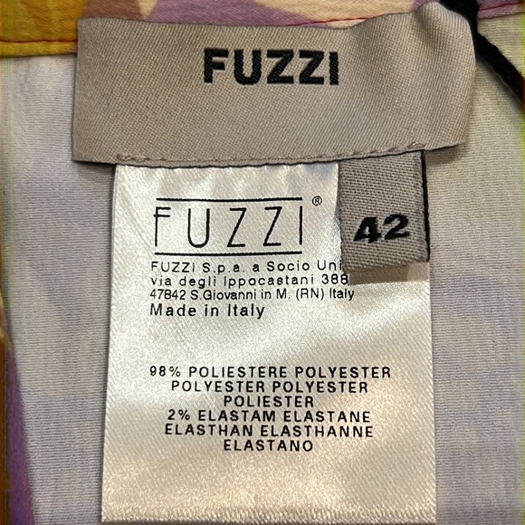 Fuzzi Long Gradient Print Satin Kimono - Picture 16 of 16